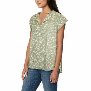 Buffalo Mint Ditzy Floral Blouse Size XL